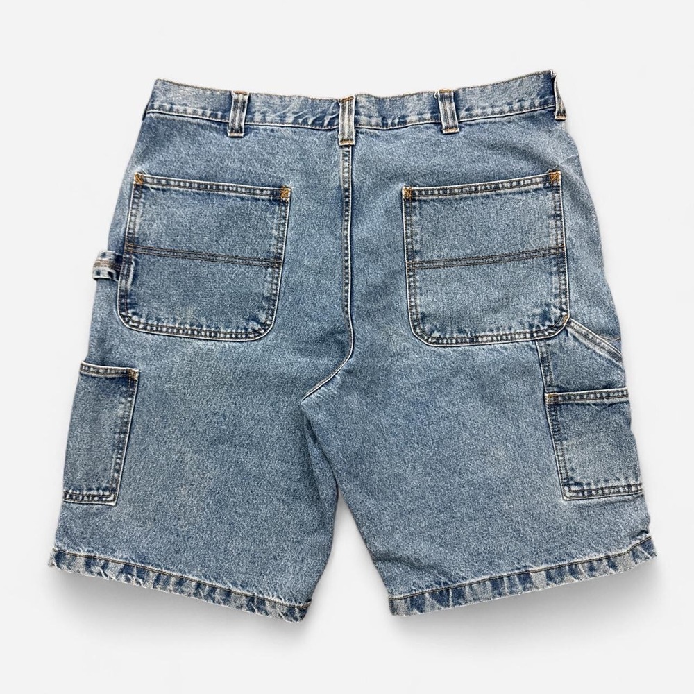Vintage Y2K Route 66 Baggy Carpenter Skater Denim Jorts Shorts 38
